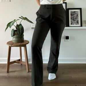 Talbots Signature Boot Olive Green work Pants slack trousers career office 8